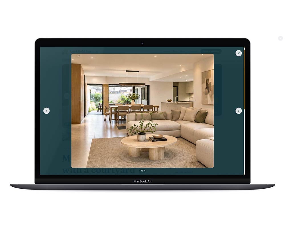 Interior property photography from the Larkfield Estates listing collection